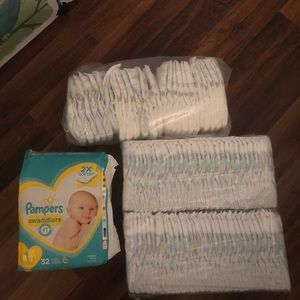 Pampers & Huggies Diaper Bundle - Size 1  💙